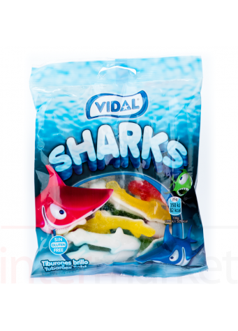Guminukai rykliai VIDAL 100g